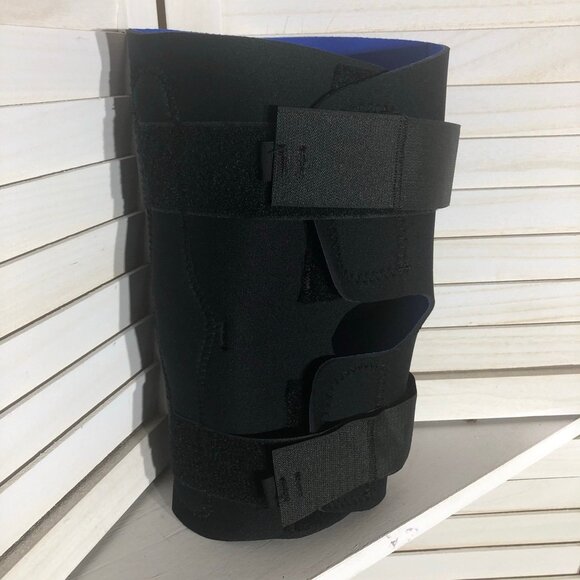 NWOT ProCare Reddie Hinged Knee Brace Support Open Patella Adjustable Black XXL - Picture 6 of 10